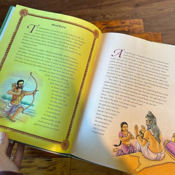 Karna The Greatest Archer In The World Indian Stories For Children Hardcover - Picture 4 of 11